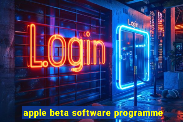 apple beta software programme